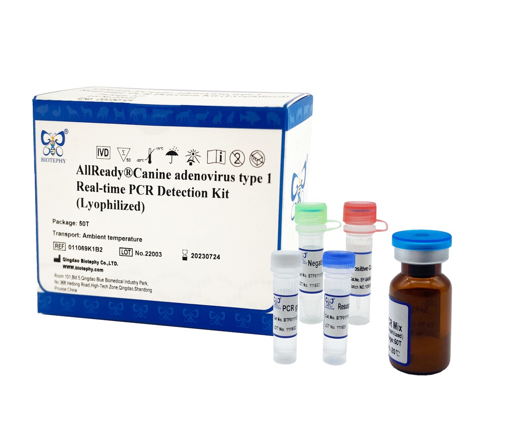 Canine adenovirus type 1 Real-time PCR Detection Kit (Lyophilized)